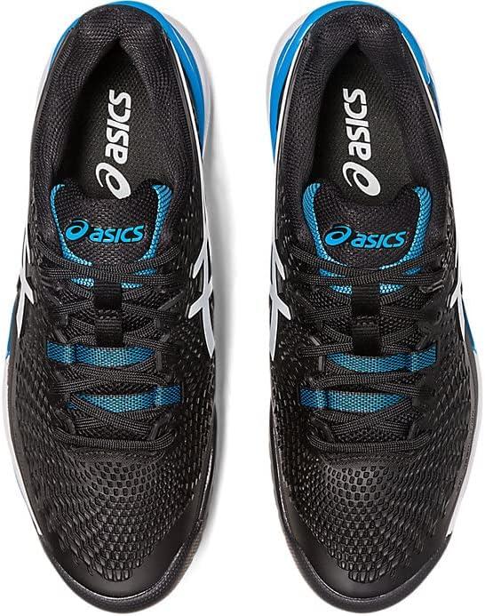 image:imageAsics Mens GelResolution 9 Tennis ShoesBlackWhite