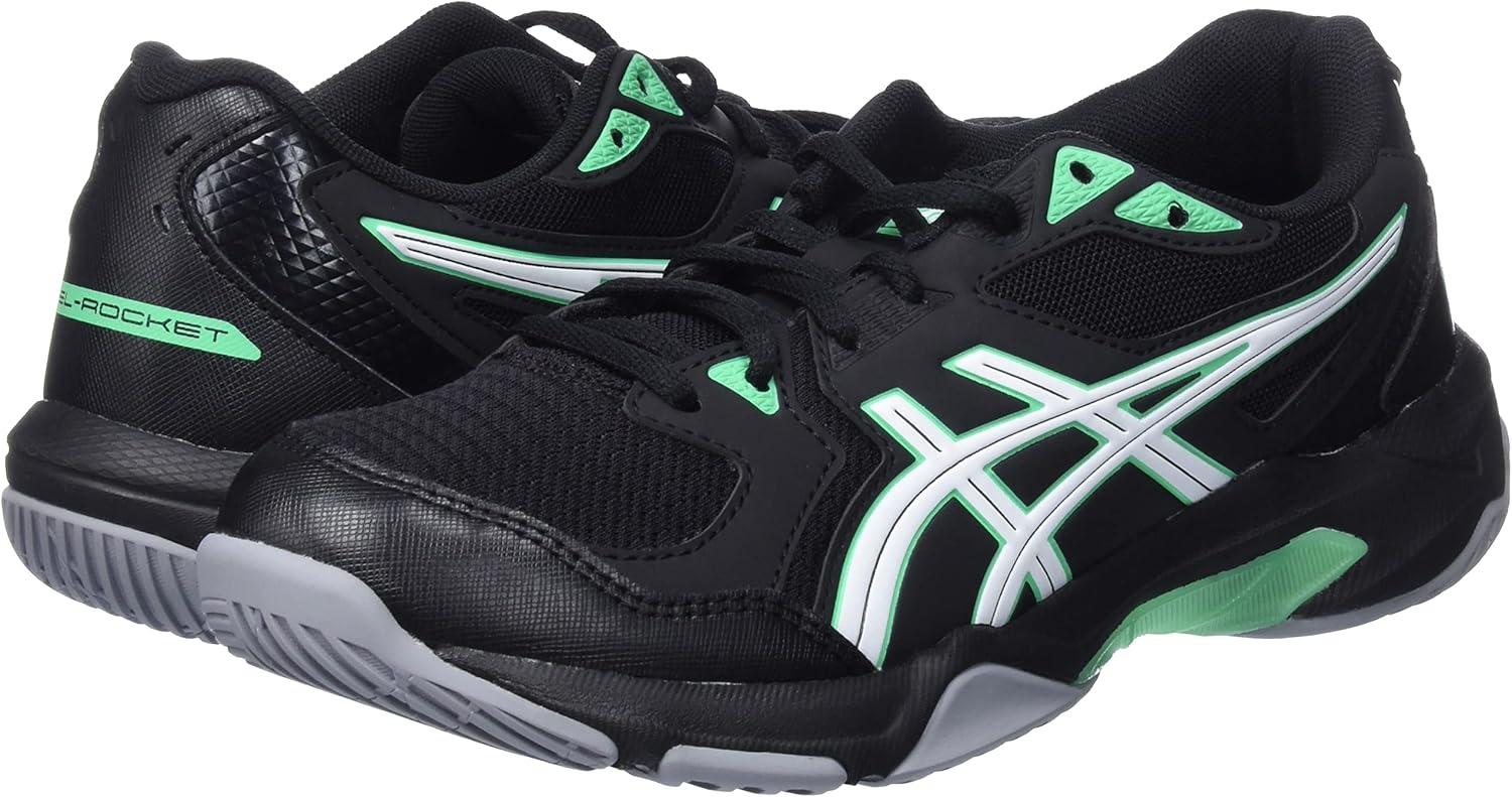 image:imageAsics Mens GelRocket 10 Indoor Court ShoesBlack New Leaf