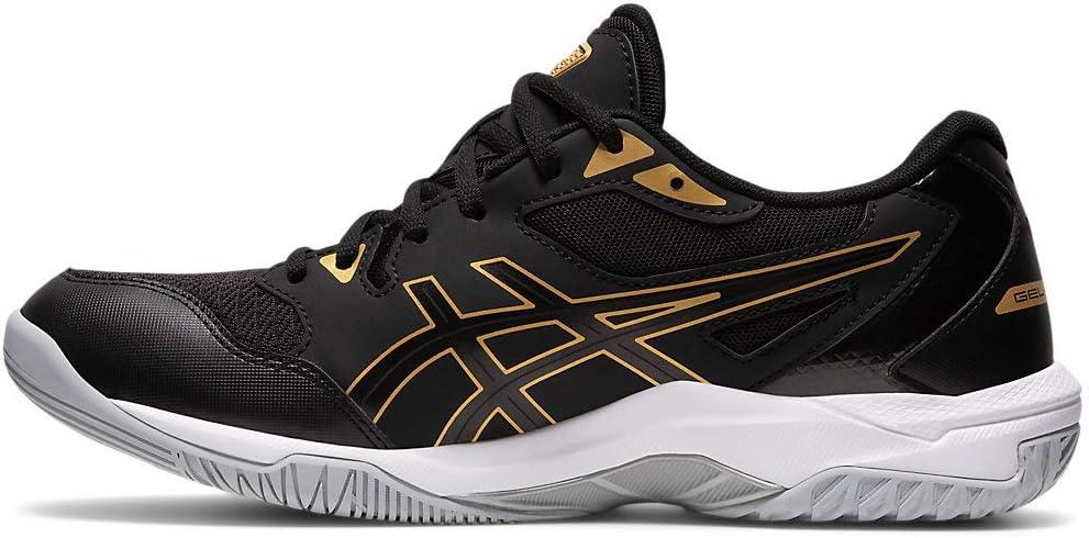 image:imageAsics Mens GelRocket 10 Indoor Court ShoesBlackPure Gold