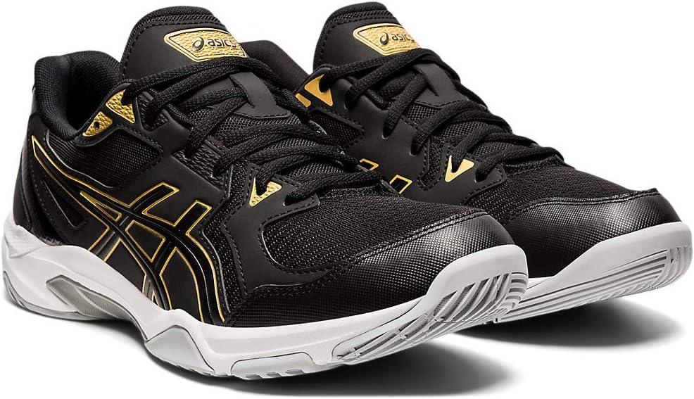 image:imageAsics Mens GelRocket 10 Indoor Court ShoesBlackPure Gold