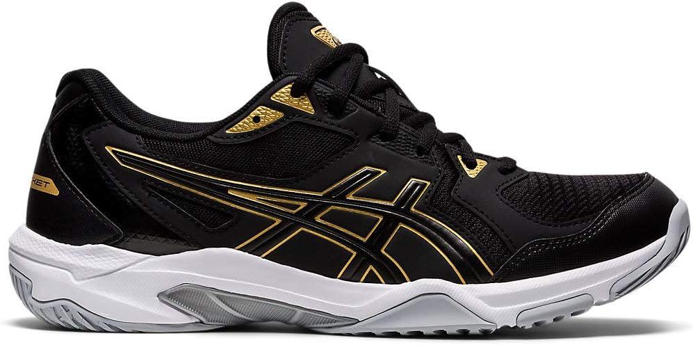 image:imageAsics Mens GelRocket 10 Indoor Court ShoesBlackPure Gold