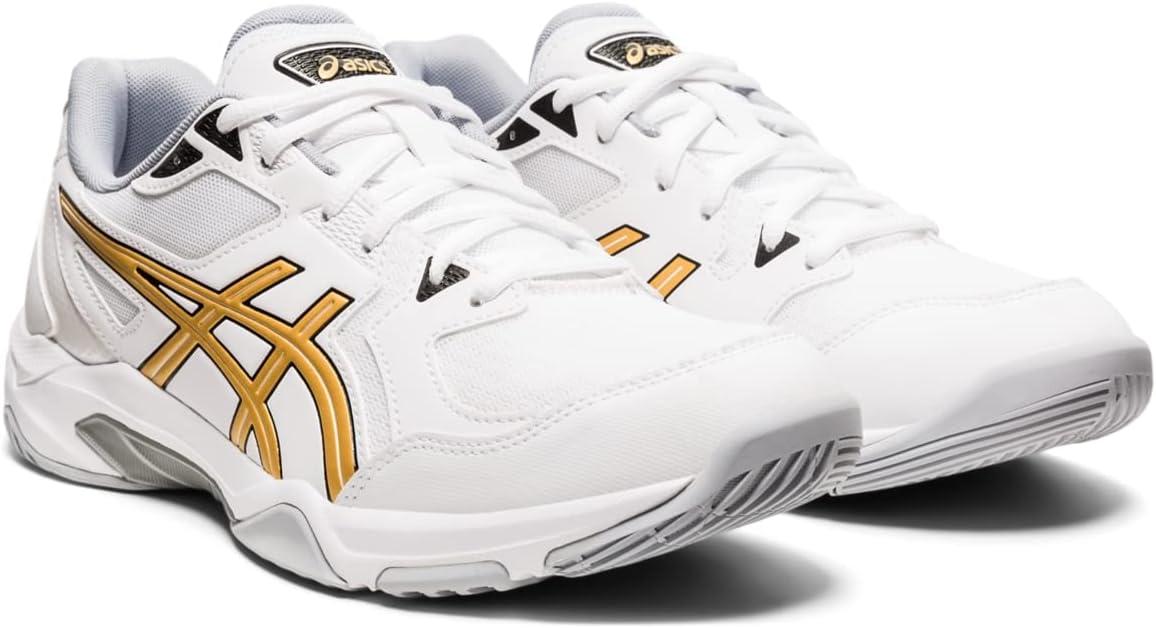 image:imageAsics Mens GelRocket 10 Indoor Court ShoesWhitePure Gold