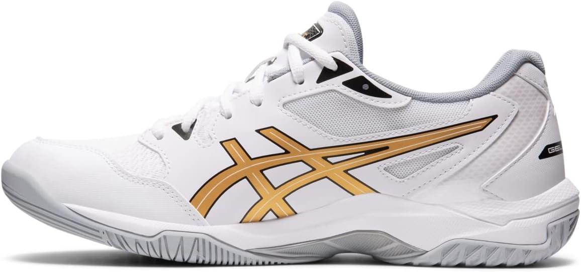 image:imageAsics Mens GelRocket 10 Indoor Court ShoesWhitePure Gold