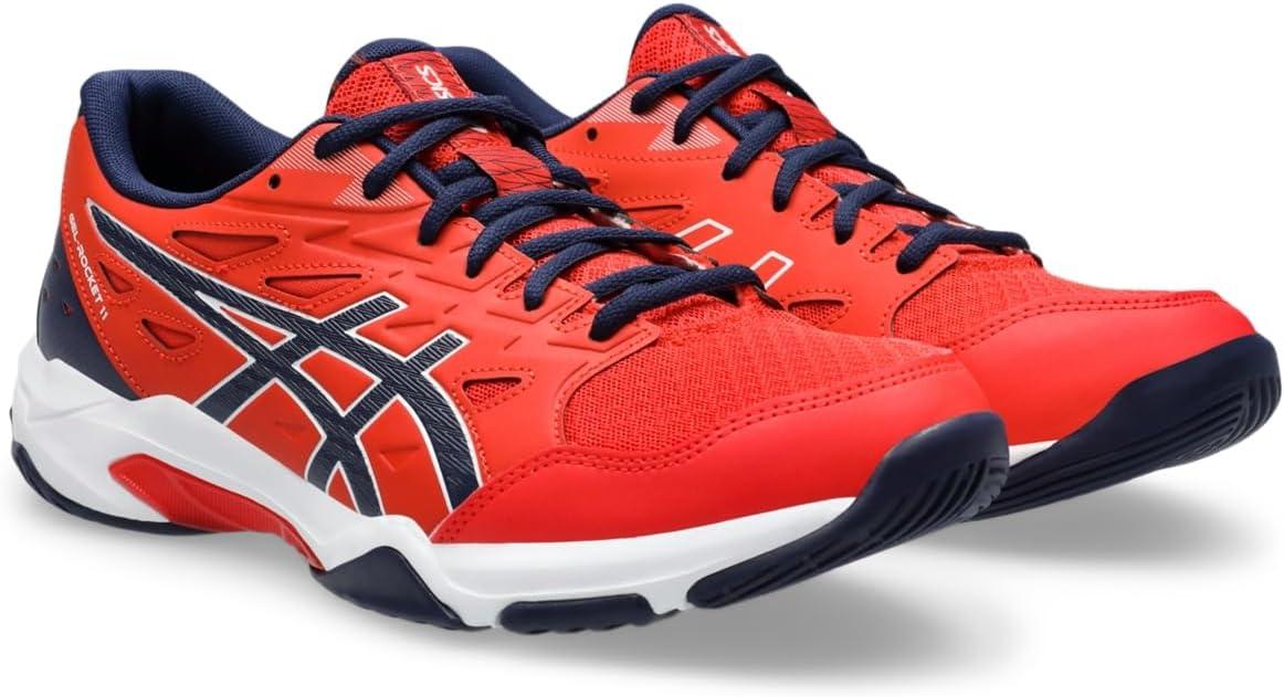 image:imageAsics Mens GelRocket 11 Volleyball ShoesFiery RedPeacoat