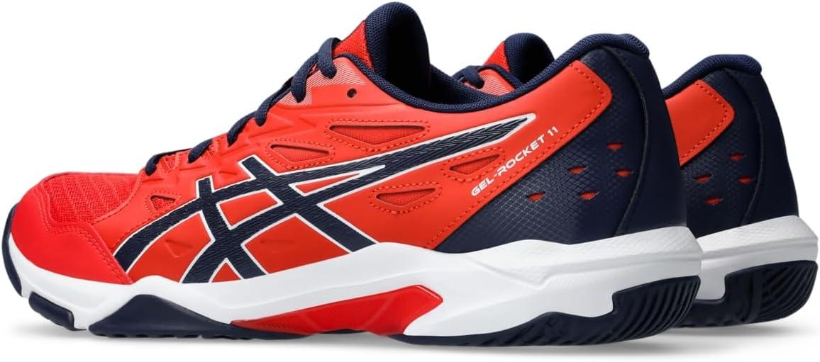 image:imageAsics Mens GelRocket 11 Volleyball ShoesFiery RedPeacoat