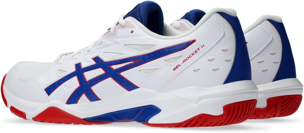 image:imageAsics Mens GelRocket 11 Volleyball ShoesWhiteAsics Blue