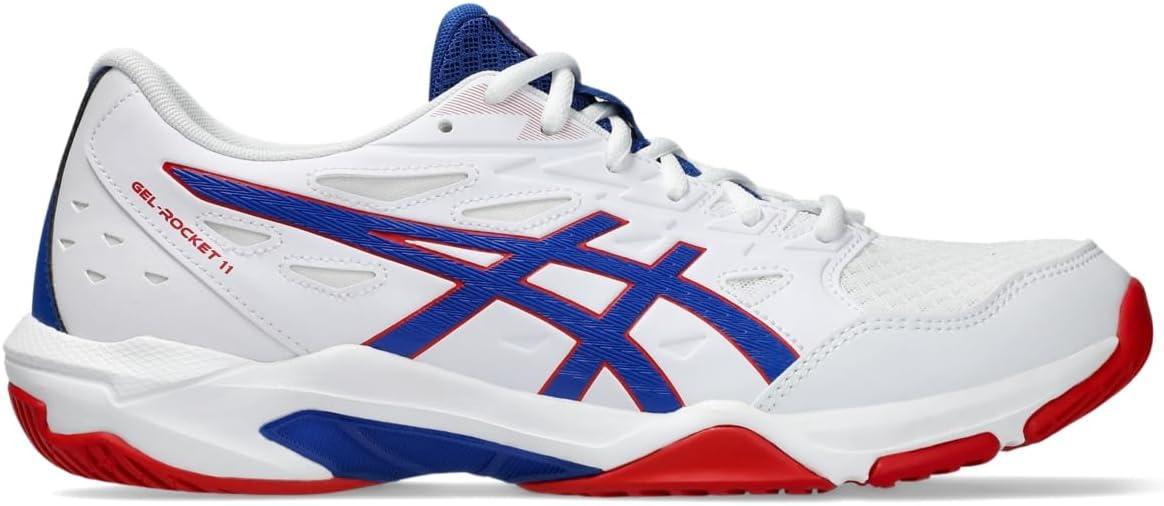 image:imageAsics Mens GelRocket 11 Volleyball ShoesWhiteAsics Blue