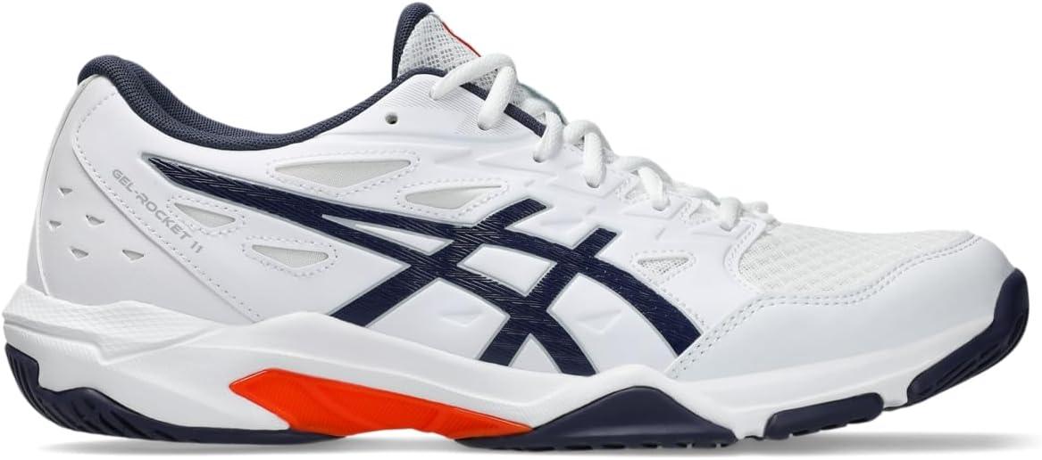image:imageAsics Mens GelRocket 11 Volleyball ShoesWhiteIndigo Fog