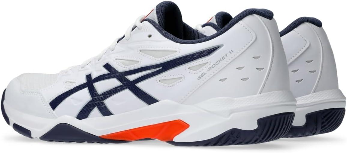 image:imageAsics Mens GelRocket 11 Volleyball ShoesWhiteIndigo Fog