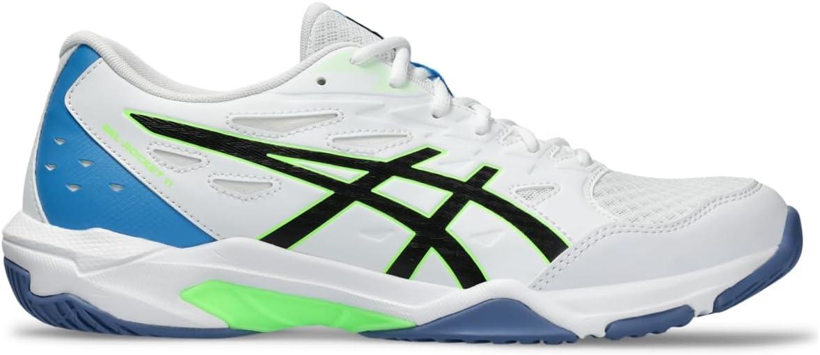 image:imageAsics Mens GelRocket 11 Volleyball ShoesWhiteLime Burst