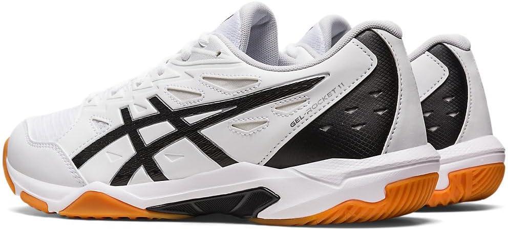 image:imageAsics Mens GelRocket 11 Volleyball ShoesWhitePure Silver