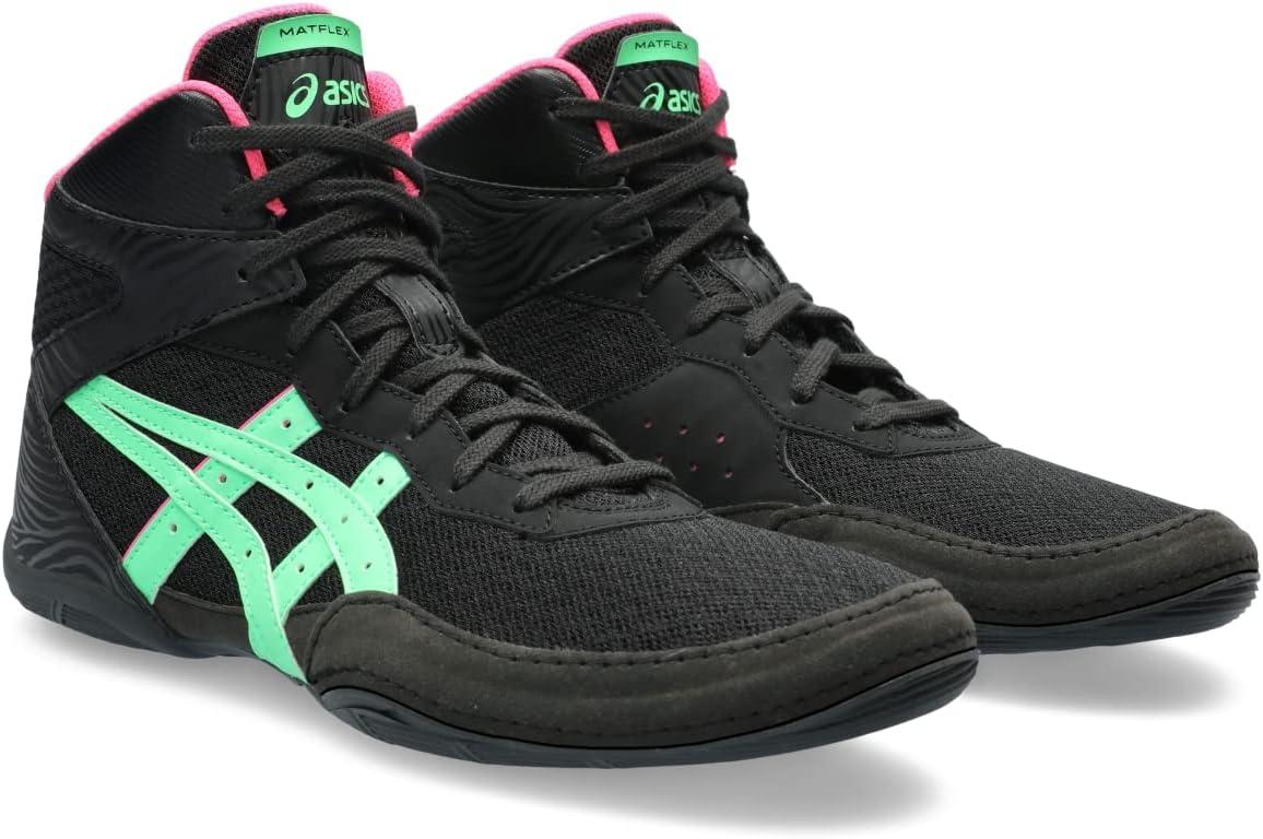 image:imageAsics Mens Matflex 7 Wrestling ShoesBlackNew Leaf