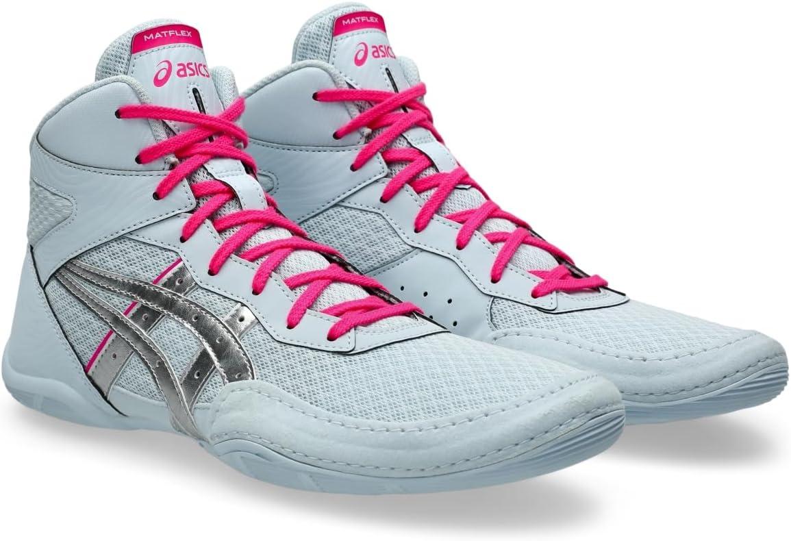 image:imageAsics Mens Matflex 7 Wrestling ShoesCool GreyPure Silver