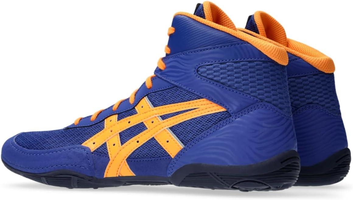 image:imageAsics Mens Matflex 7 Wrestling ShoesDark CobaltOrange Pop