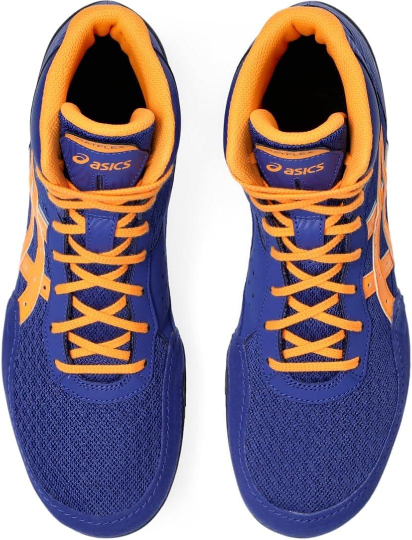 image:imageAsics Mens Matflex 7 Wrestling ShoesDark CobaltOrange Pop