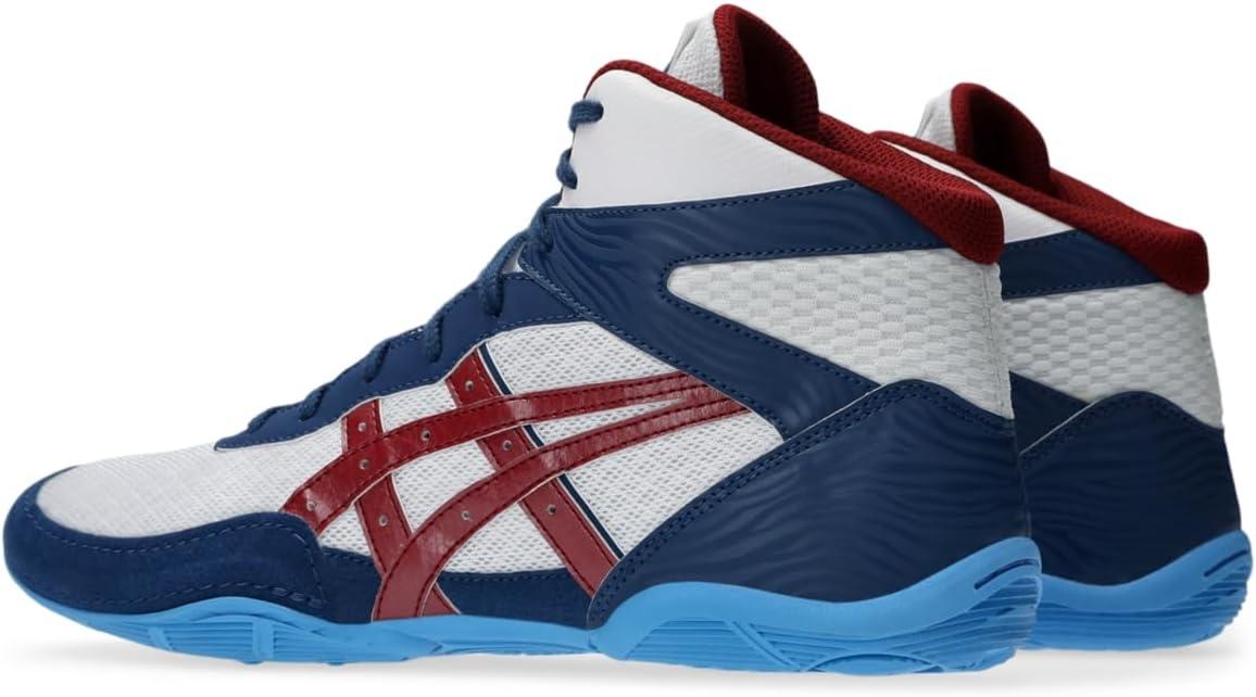 image:imageAsics Mens Matflex 7 Wrestling ShoesWhiteBeet Red