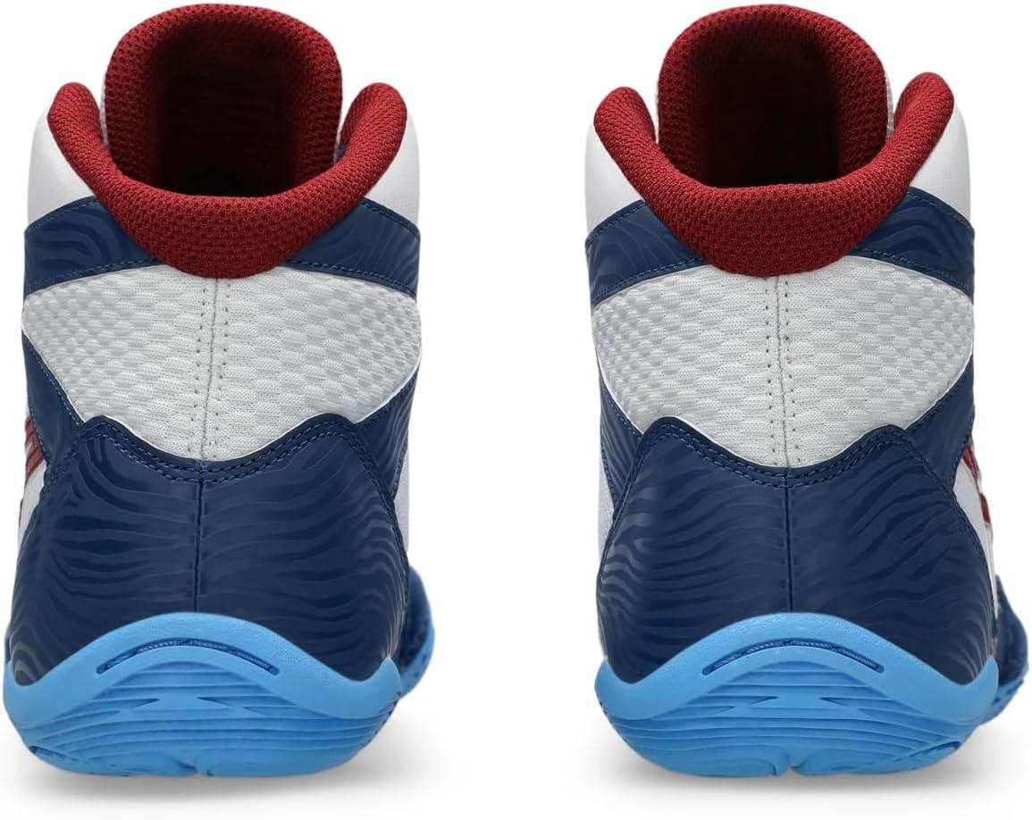 image:imageAsics Mens Matflex 7 Wrestling ShoesWhiteBeet Red