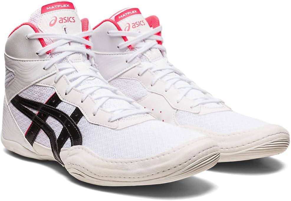 image:imageAsics Mens Matflex 7 Wrestling ShoesWhiteDiva Pink