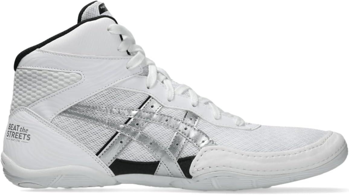 image:imageAsics Mens Matflex 7 Wrestling ShoesWhitePure Silver