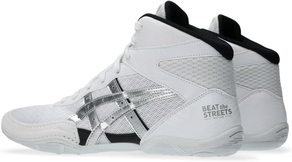 image:imageAsics Mens Matflex 7 Wrestling ShoesWhitePure Silver
