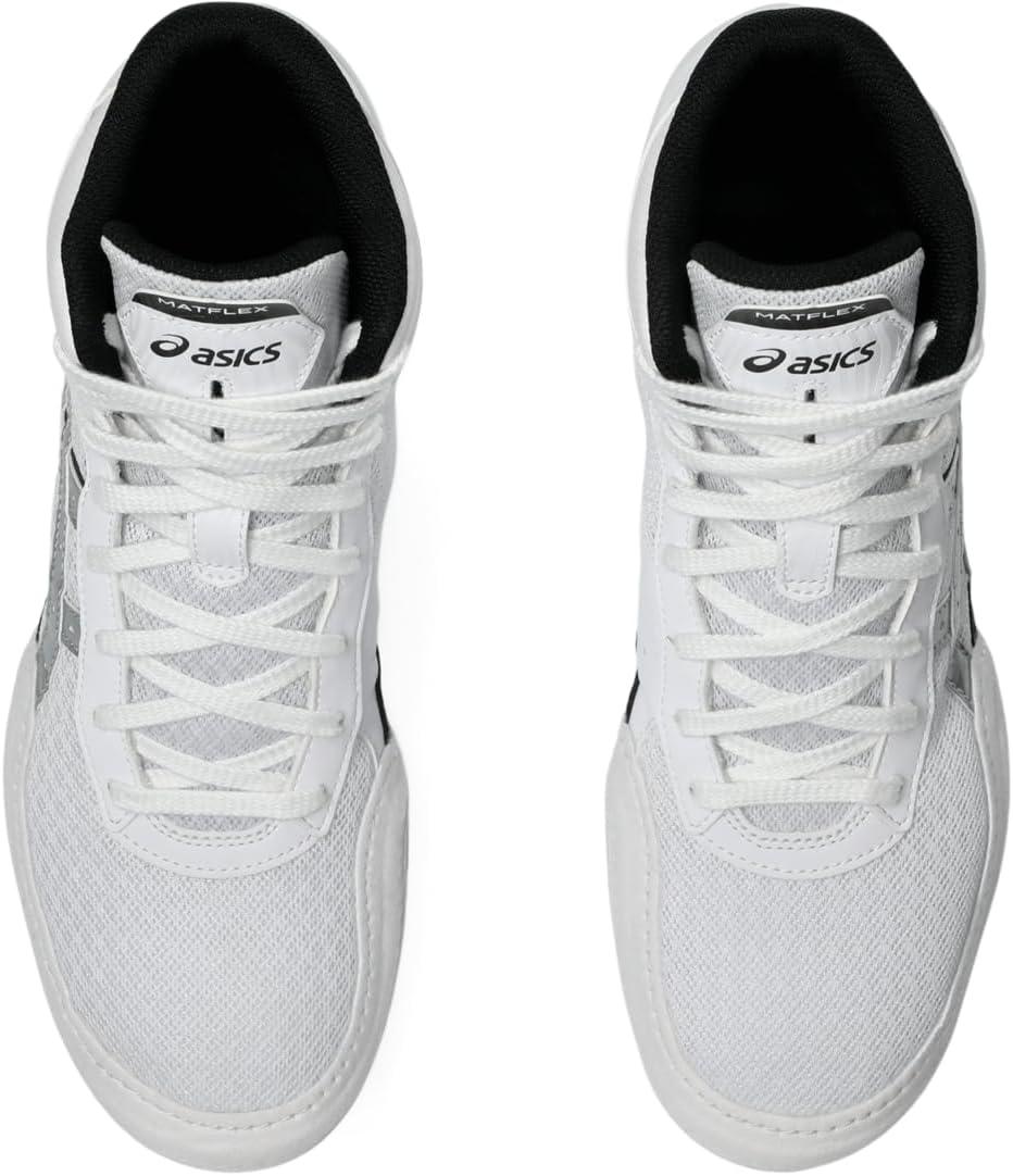 image:imageAsics Mens Matflex 7 Wrestling ShoesWhitePure Silver