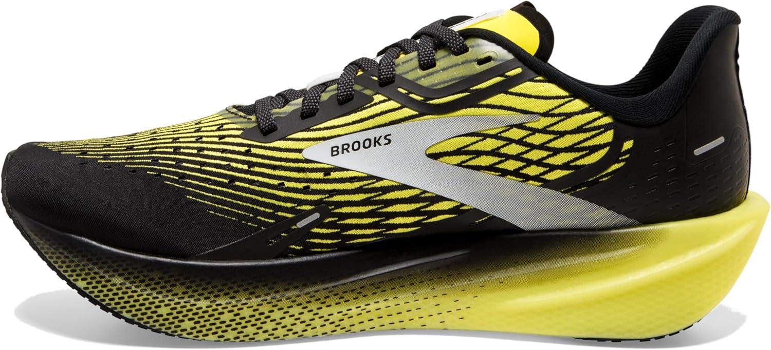 image:imageBrooks Mens Hyperion Max Neutral Running ShoeBlackBlazing YellowWhite