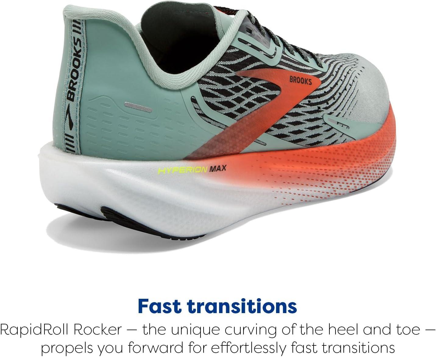 image:imageBrooks Mens Hyperion Max Neutral Running ShoeBlue SurfCherryNightlife