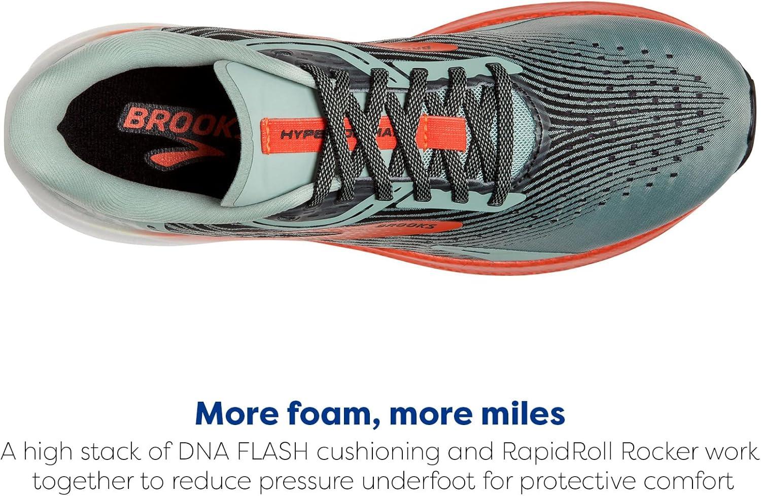 image:imageBrooks Mens Hyperion Max Neutral Running ShoeBlue SurfCherryNightlife