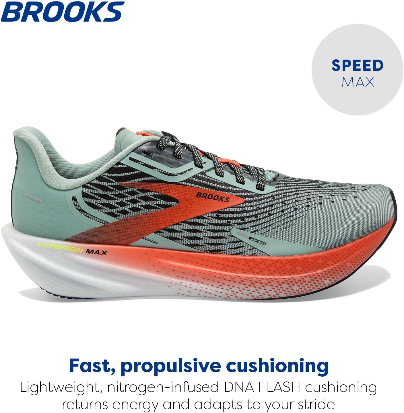image:imageBrooks Mens Hyperion Max Neutral Running ShoeBlue SurfCherryNightlife