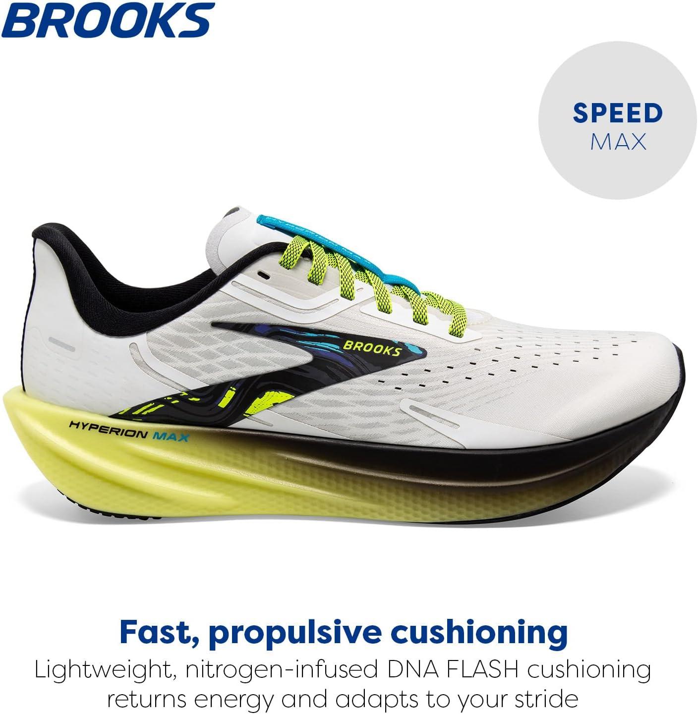 image:imageBrooks Mens Hyperion Max Neutral Running ShoeWhiteBlackNightlife Limited