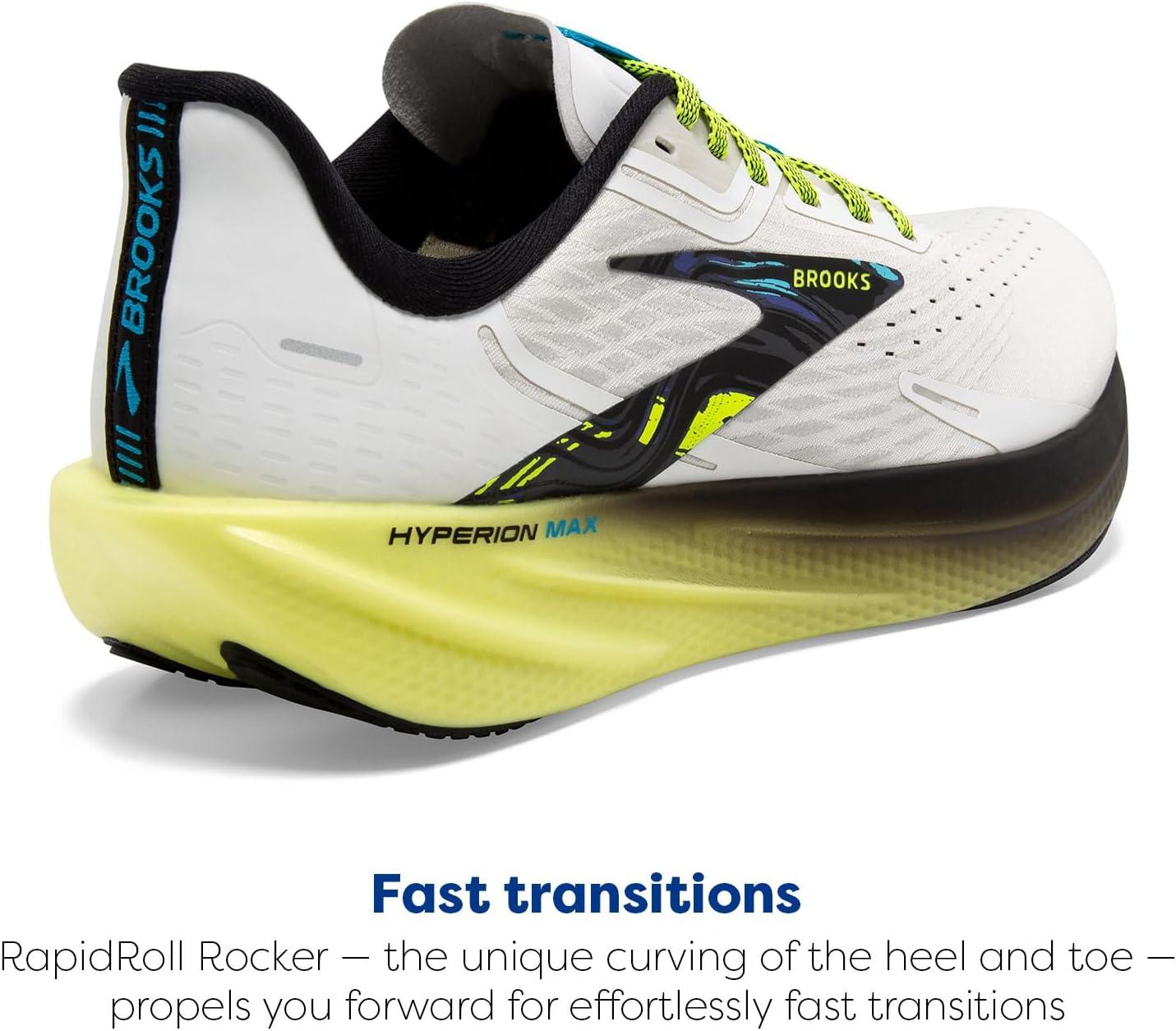 image:imageBrooks Mens Hyperion Max Neutral Running ShoeWhiteBlackNightlife Limited