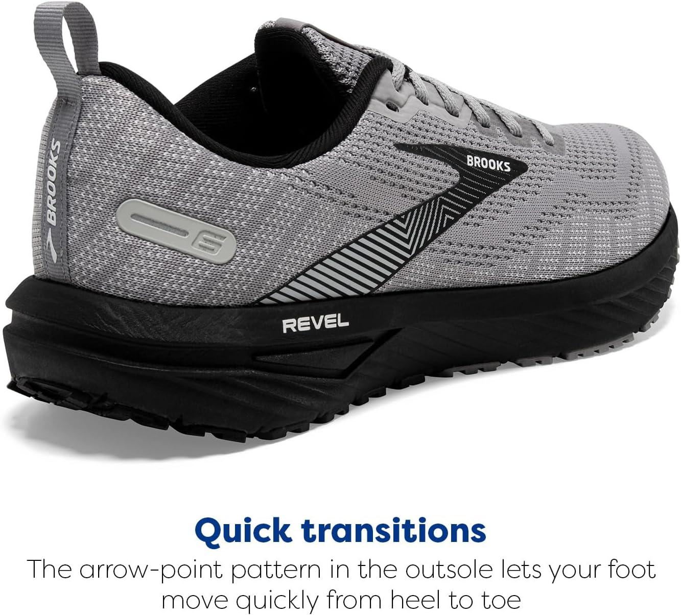 image:imageBrooks Mens Revel 6 Neutral Running ShoeAlloyPrimer GreyOyster