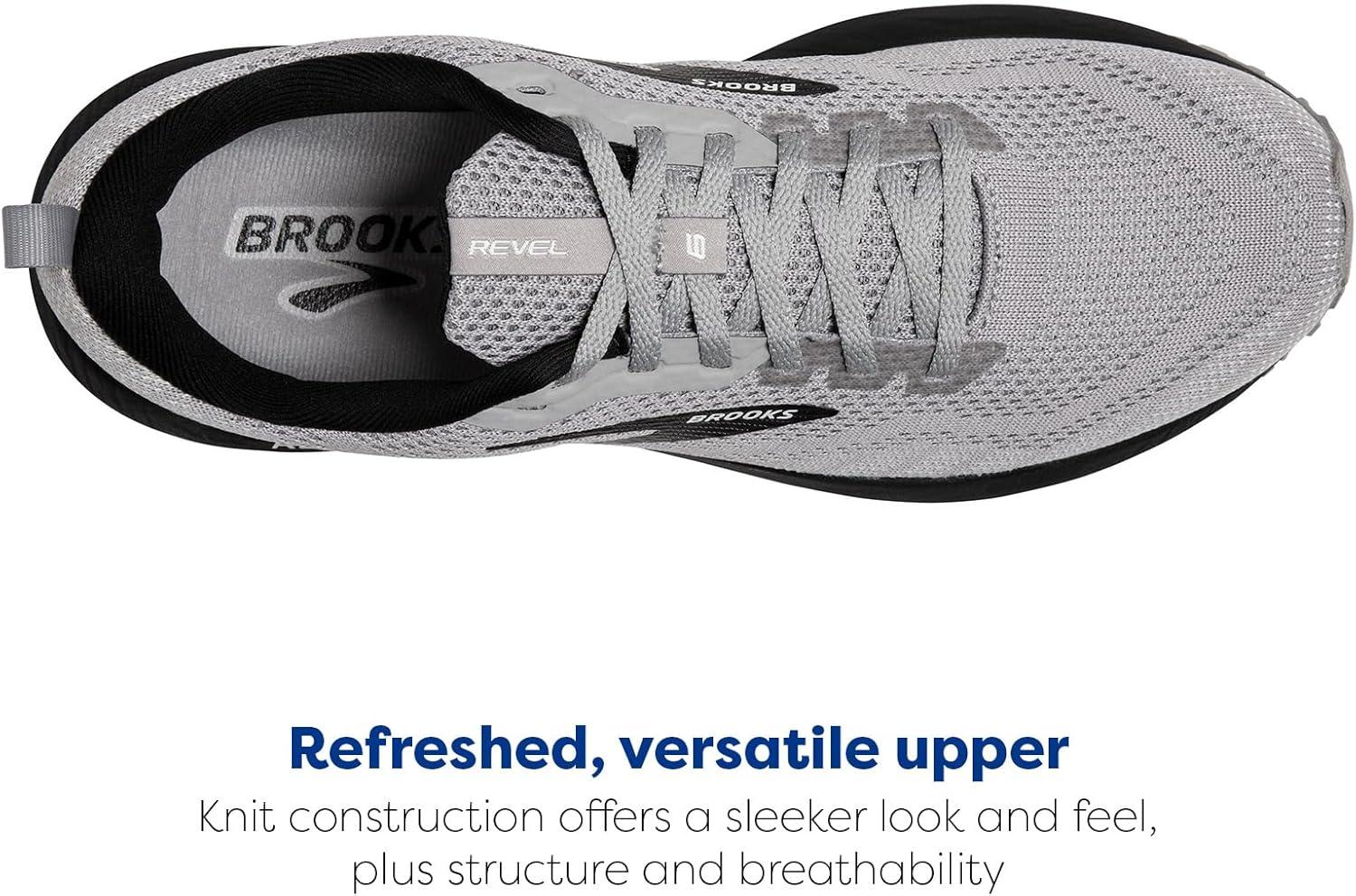 image:imageBrooks Mens Revel 6 Neutral Running ShoeAlloyPrimer GreyOyster