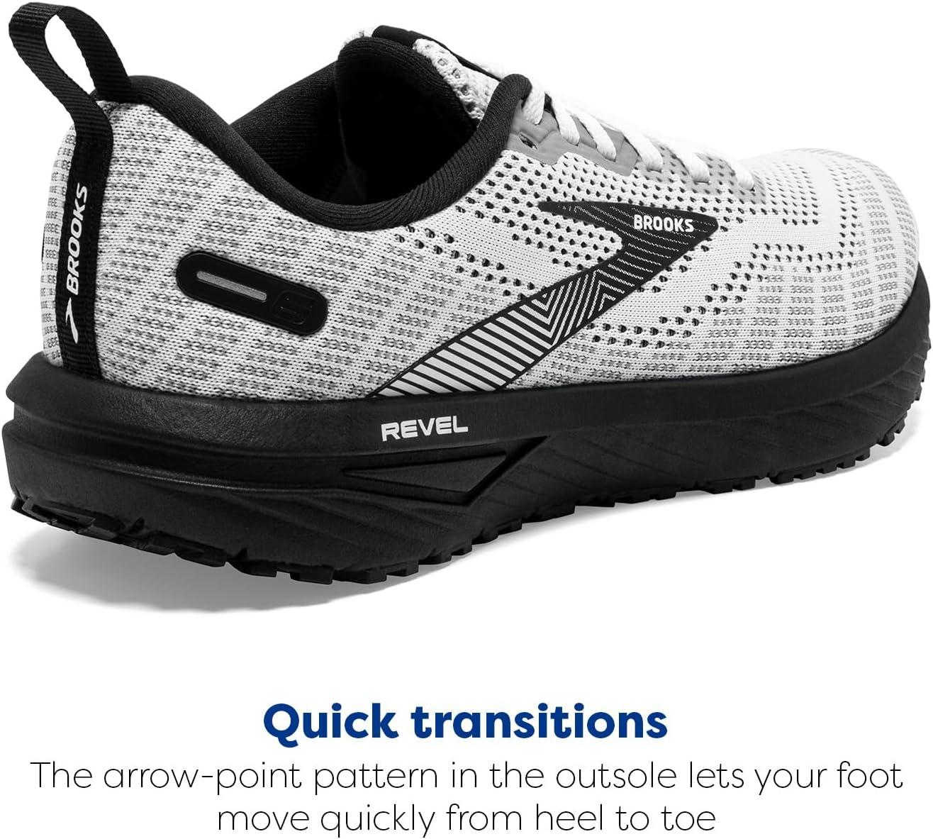 image:imageBrooks Mens Revel 6 Neutral Running ShoeWhiteBlack