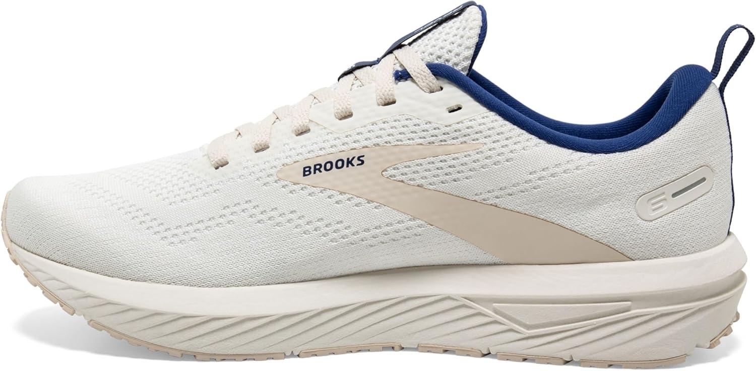 image:imageBrooks Mens Revel 6 Neutral Running ShoeWhiteMarshmallowBlue