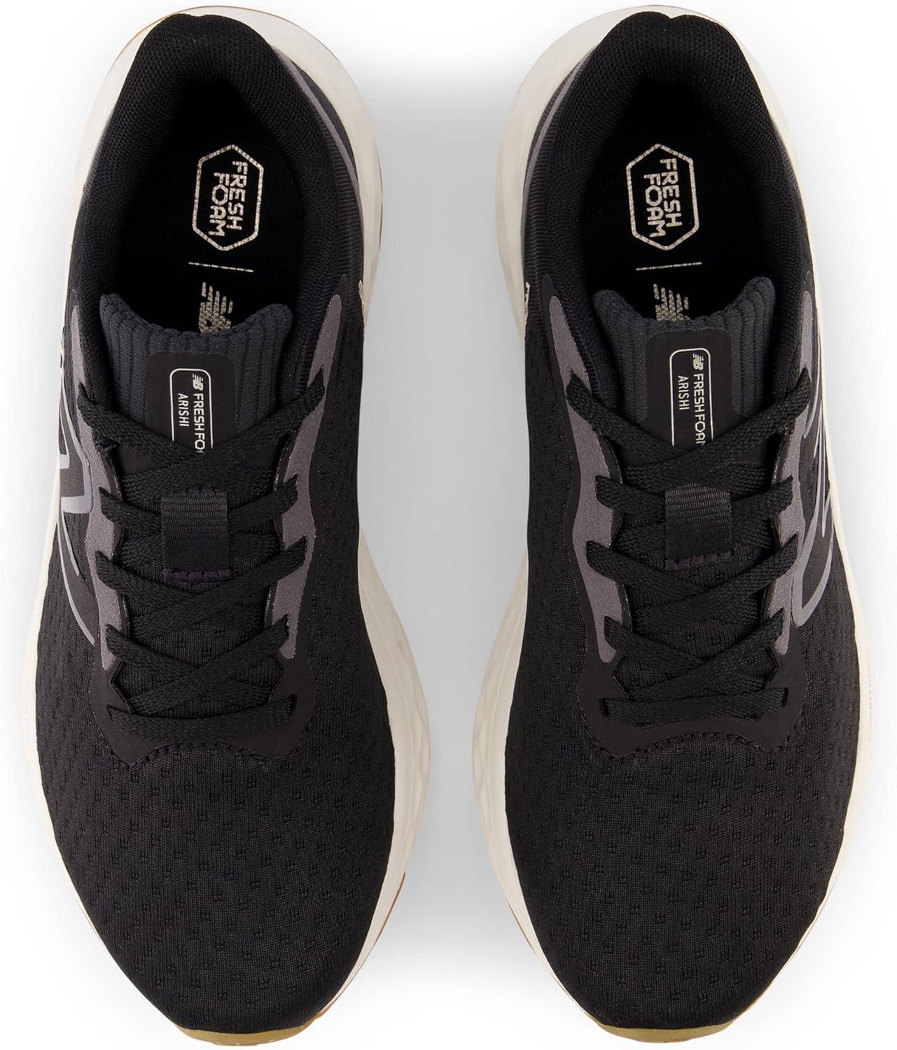 image:imageNew Balance Womens Fresh Foam Arishi V4 Running ShoeBlackLight Gold MetallicGum 2