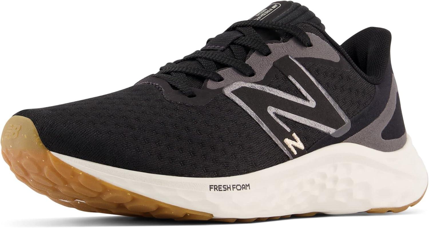 image:imageNew Balance Womens Fresh Foam Arishi V4 Running ShoeBlackLight Gold MetallicGum 2