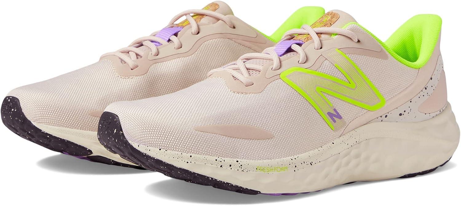 image:imageNew Balance Womens Fresh Foam Arishi V4 Running ShoeDusted ClayElectric PurplePixel Green