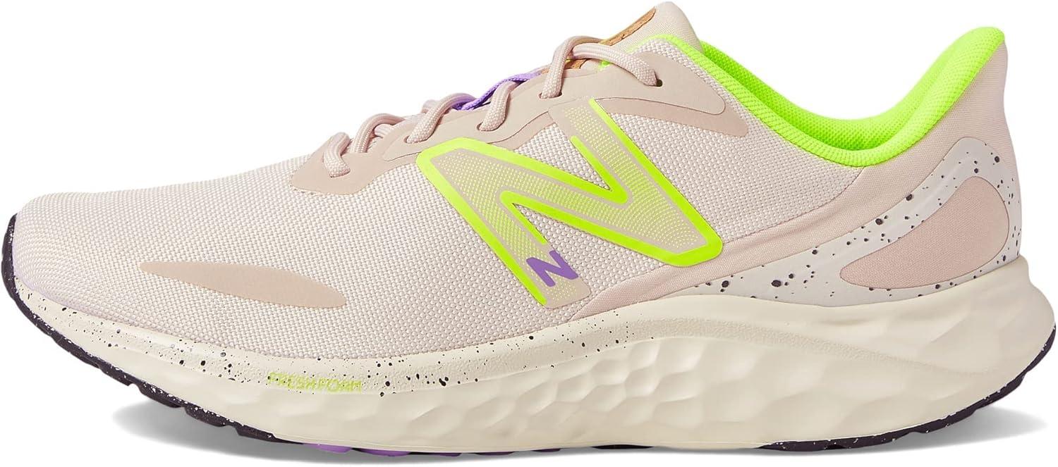 image:imageNew Balance Womens Fresh Foam Arishi V4 Running ShoeDusted ClayElectric PurplePixel Green