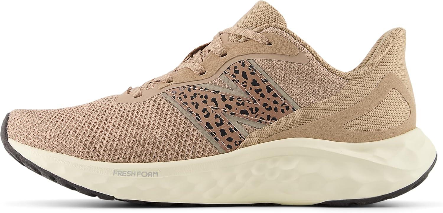 image:imageNew Balance Womens Fresh Foam Arishi V4 Running ShoeFlat TaupeBlack CementPermafrost
