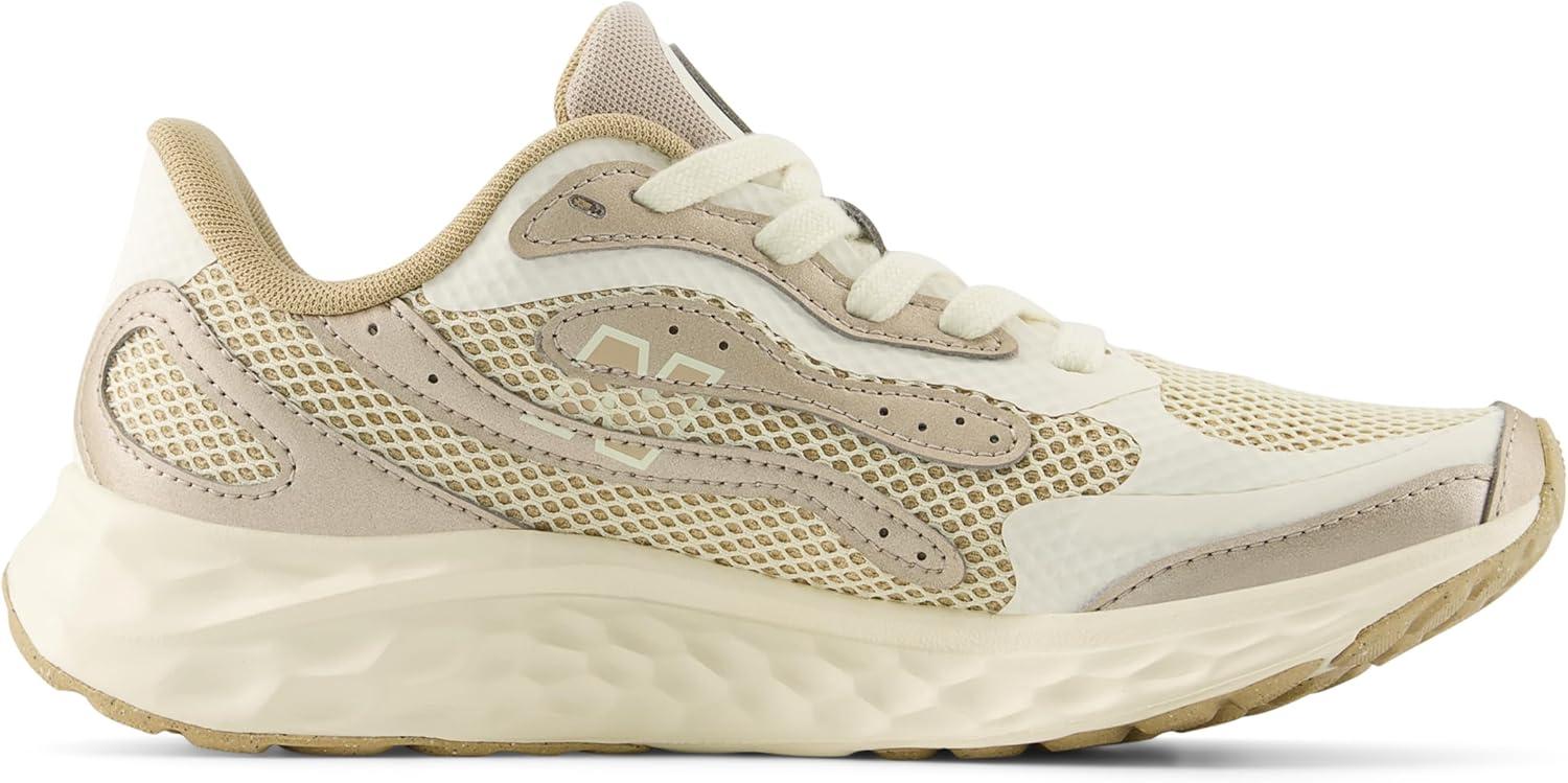 image:imageNew Balance Womens Fresh Foam Arishi V4 Running ShoeIncenseAngoraLight Gold Metallic