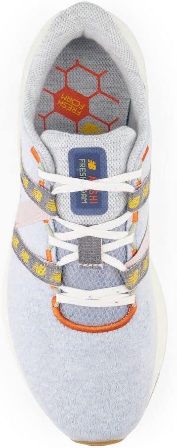 image:imageNew Balance Womens Fresh Foam Arishi V4 Running ShoeLight Arctic GreySunflower