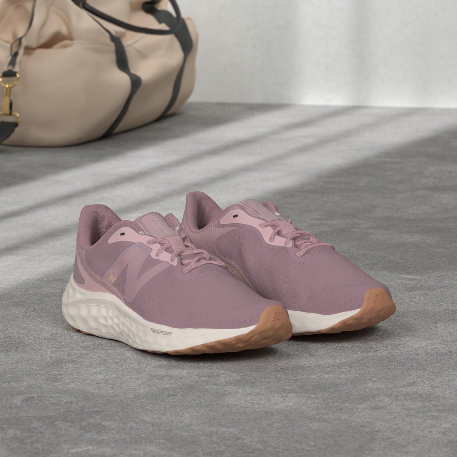 image:imageNew Balance Womens Fresh Foam Arishi V4 Running ShoeLilac ChalkViolet ShadowLight Gold Metallic