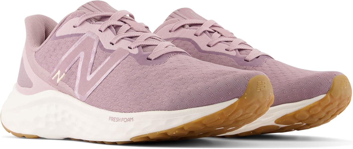 image:imageNew Balance Womens Fresh Foam Arishi V4 Running ShoeLilac ChalkViolet ShadowLight Gold Metallic