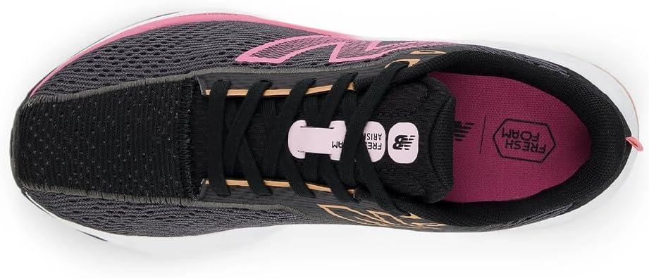 image:imageNew Balance Womens Fresh Foam Arishi V4 Running ShoeMagnetBlackReal Pink