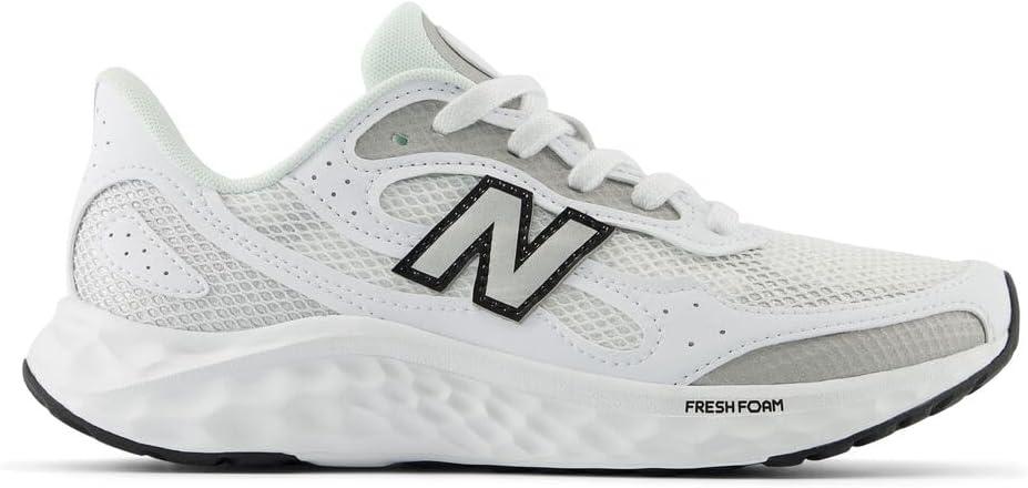 image:imageNew Balance Womens Fresh Foam Arishi V4 Running ShoeNb WhiteSilver MetallicBlack