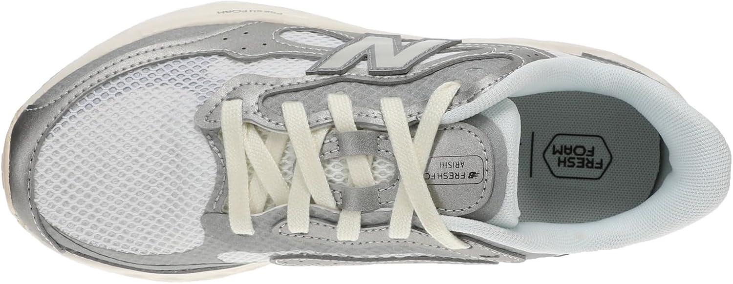 image:imageNew Balance Womens Fresh Foam Arishi V4 Running ShoeSilver Metallicreflectionwhite