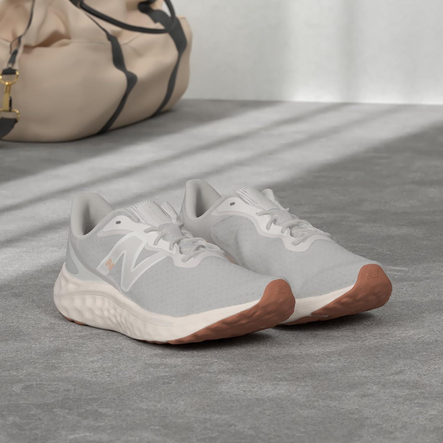 image:imageNew Balance Womens Fresh Foam Arishi V4 Running ShoeSummer FogNimbus CloudLight Gold Metallic