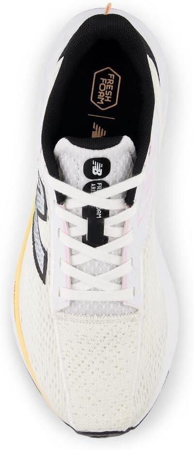 image:imageNew Balance Womens Fresh Foam Arishi V4 Running ShoeWhiteBlackPeach Blossom