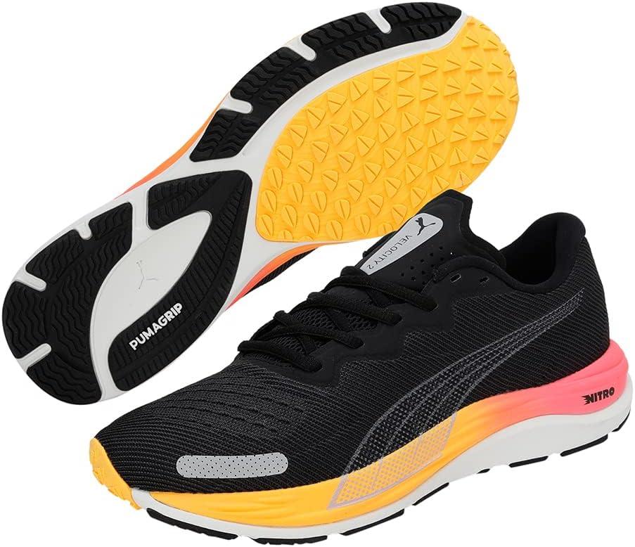 image:imagePuma Velocity Nitro 2 Mens Running Shoes22 FallWinter Colors Puma BlackSunset Glow 07